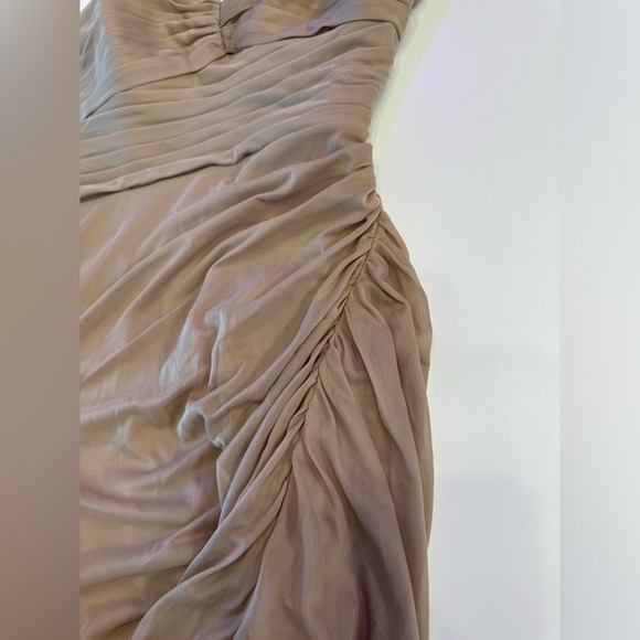 Azazie Taupe Dress (A6) worn once for a wedding ! - Picture 7 of 15